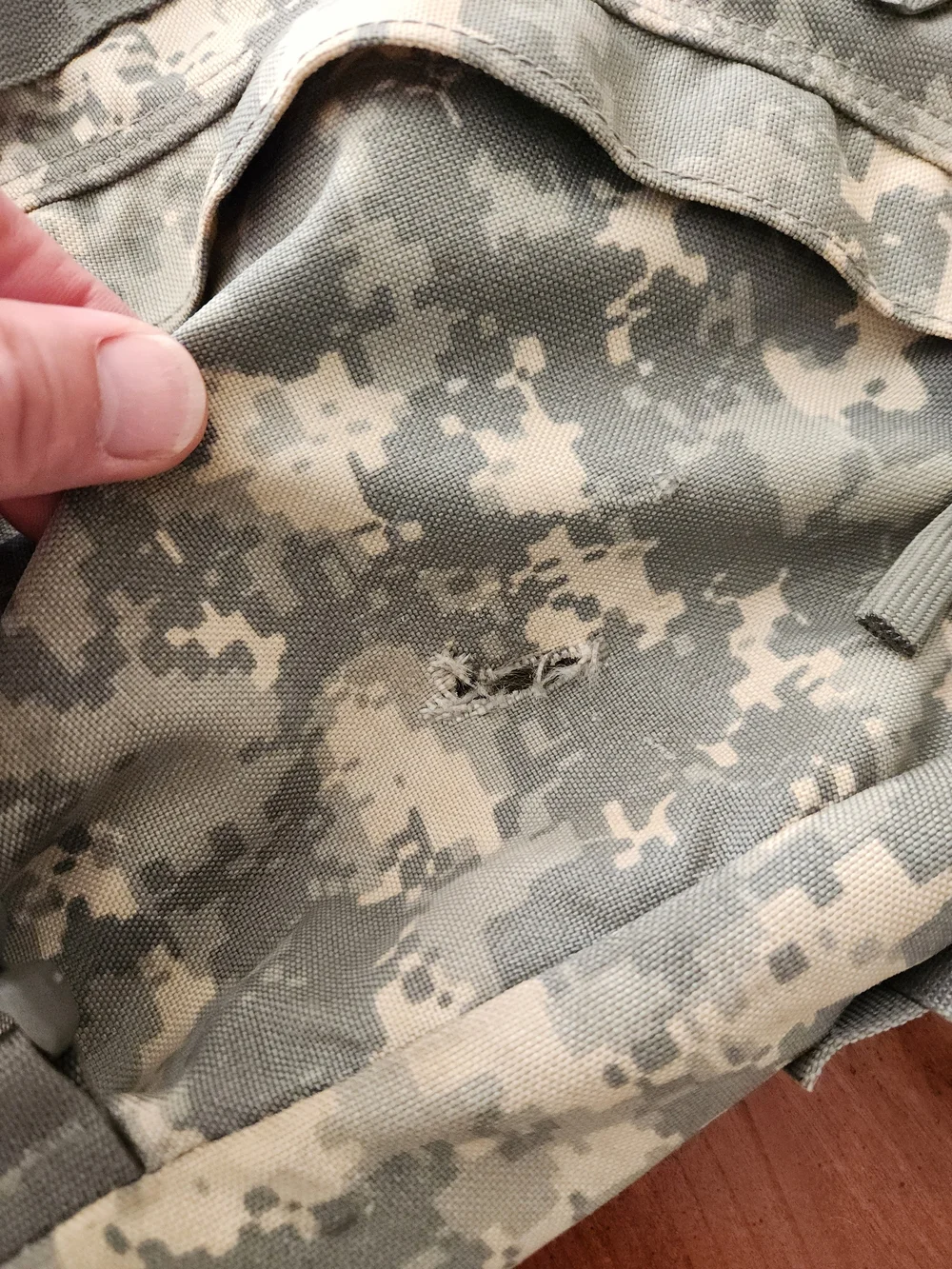 Military-Style Tactical Backpack - Digital Camo Green